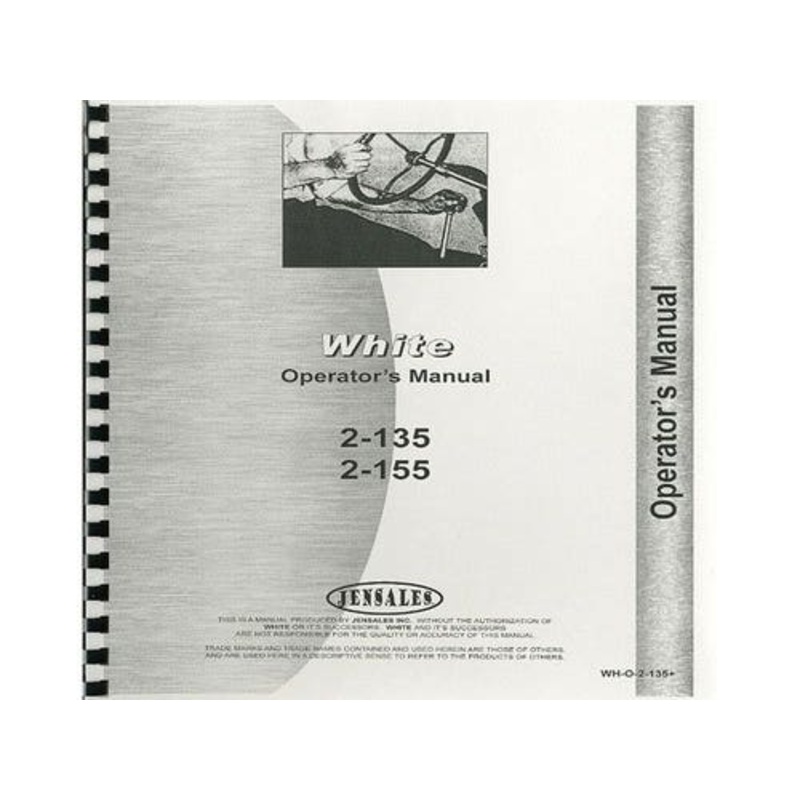 Operator's Manual fits White 2-135 2-155
