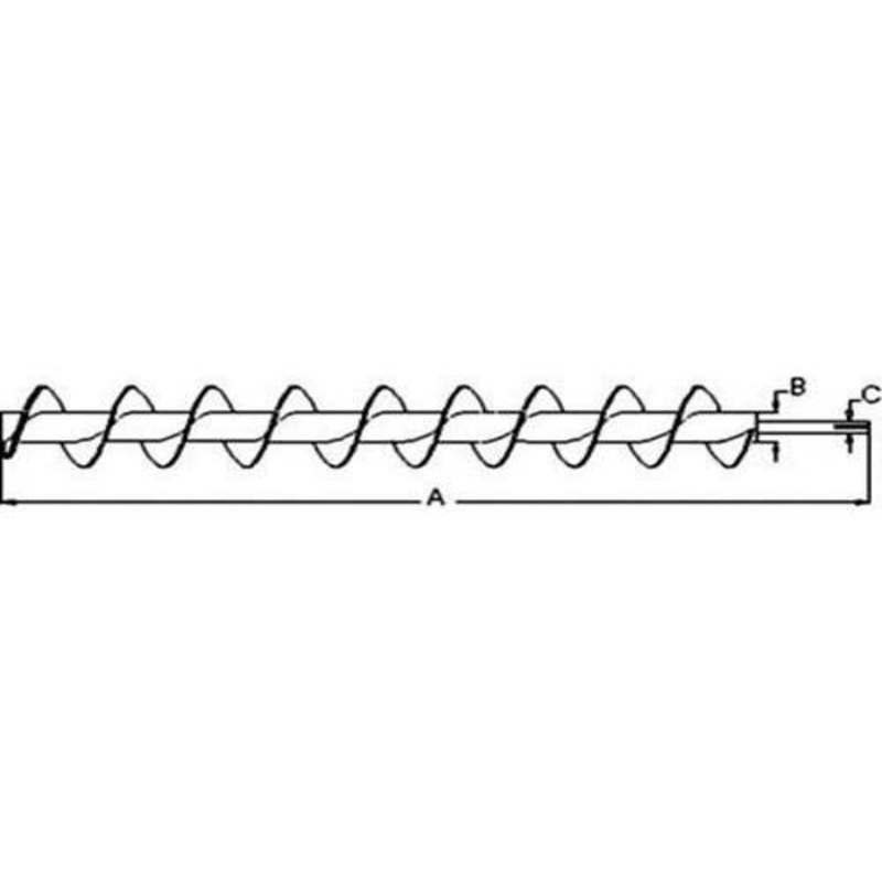 Unloading Inner Auger fits John Deere 4400 4420 4400 AH76241