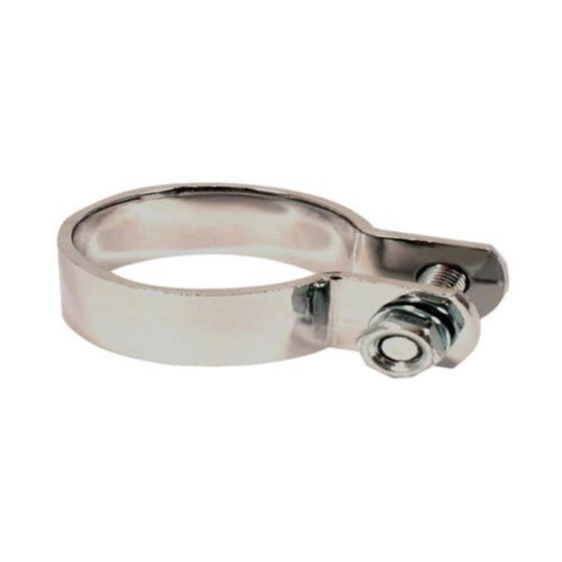 Muffler Clamp - 1-1/2" 1 Bolt Chrome Plated