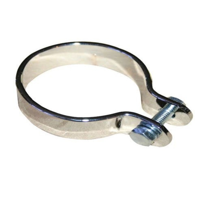 Muffler Clamp - 1-7/8" 1 Bolt Chrome Plated