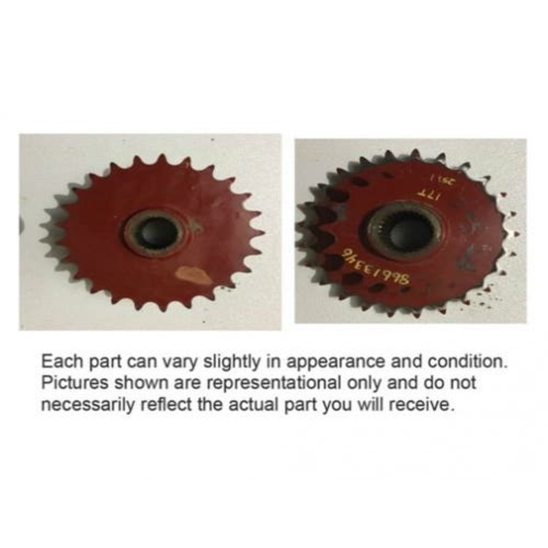 Used Chain Sprocket fits Case IH RB454 RB464 RB554 RB564 RBX452 RBX453 RBX462 RBX463 RBX552 RBX553 RBX562 RBX563 86613346 fits New Holland 86613346