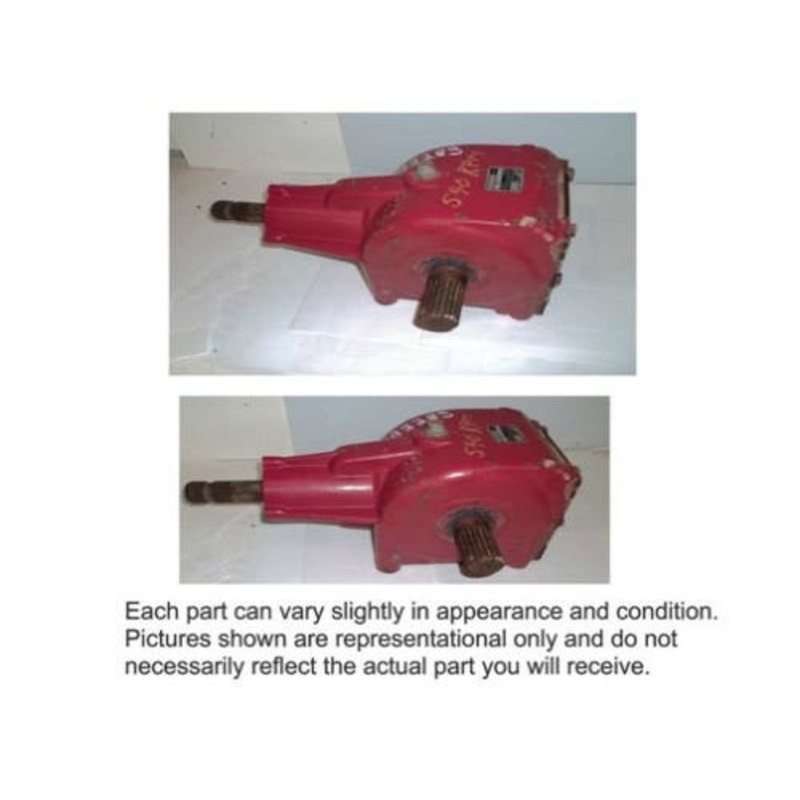 Used PTO Gear Box Assembly - 540 RPM fits Case IH RB464 RB465 RB554 RB564 RB565 RBX443 RBX452 RBX453 RBX463 RBX553 RBX562 RBX563 fits New Holland