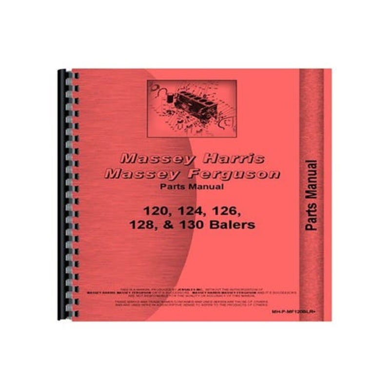 Parts Manual fits Massey Ferguson 120 124 126 128 130