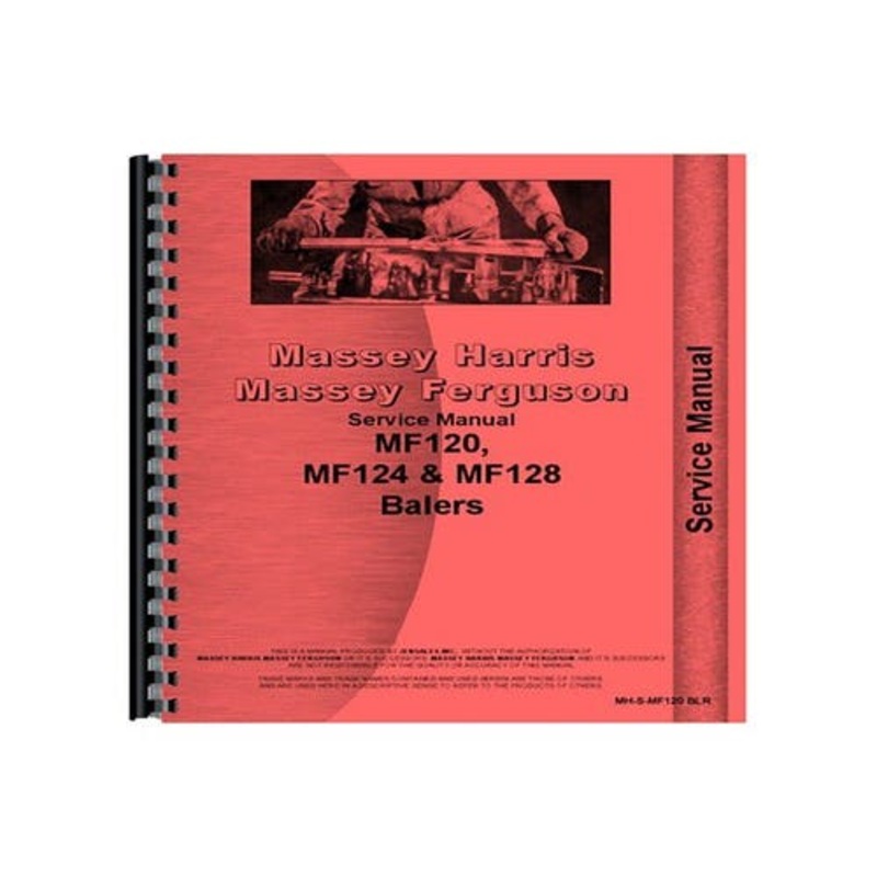 Service Manual fits Massey Ferguson 120 124 128