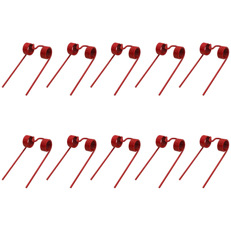10pk Hay Rake Tooth 6" Double Tine x 3.5" Tine Gap x 1.875" Coil 611181 Farmer