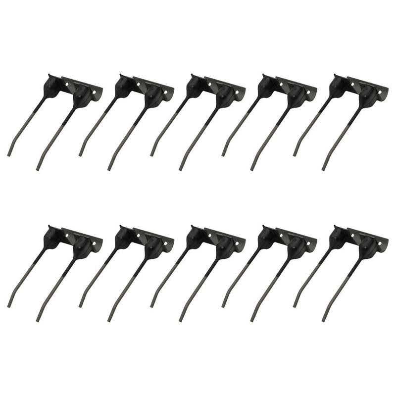 10 of Double Rubber Mount Rake Teeth 5.25" Tines x 2.375" Tine Gap RMT883