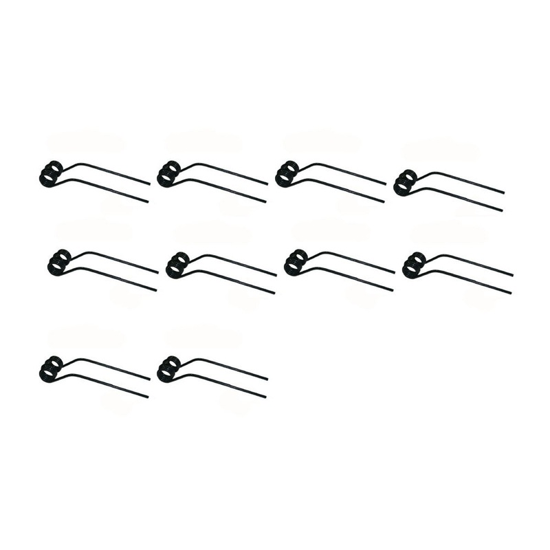 10 pack Hay tedder tine tooth fluffer teeth to fit Fahr KH40 black 96FT1