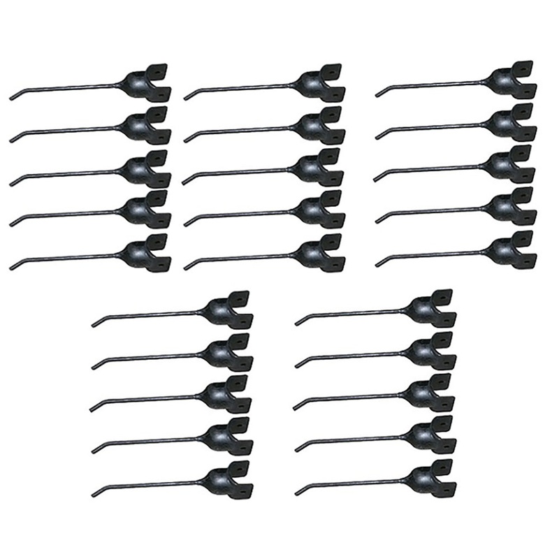 Qty 25: Rubber Mount Rake Tooth Fits John Deere Replaces 96R4