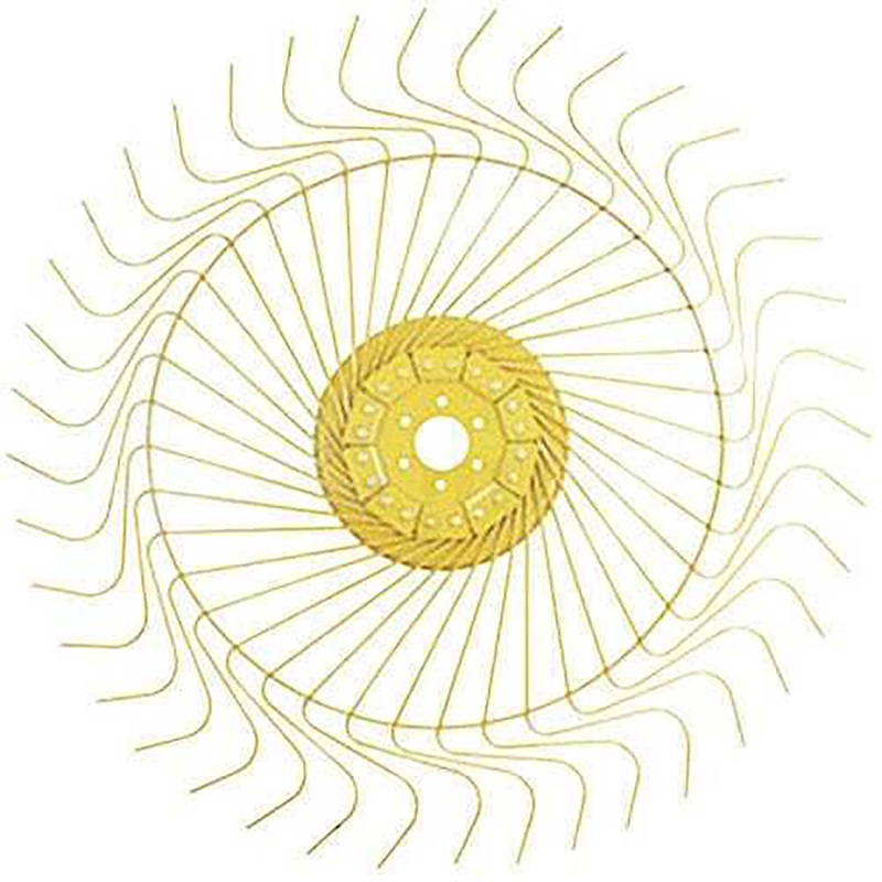 Complete Rake Wheel Fits Tonutti Replaces BHM90-0004