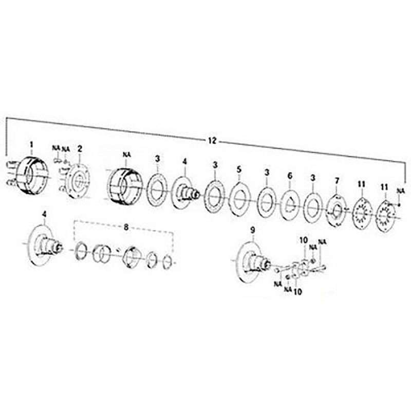 1059275M1 Drive Plate Fits Massey Ferguson Round Baler Models 1455 1565