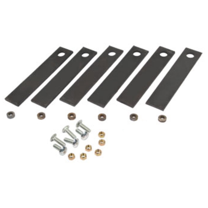 Straw Chopper Blade Kit 8 3/8" Double Bevel Fits John Deere 9500 9400 9600 7720