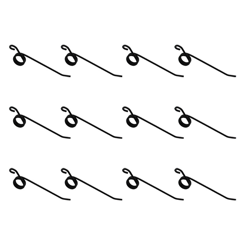 (12) Rake Teeth 7.25" Tine x 1.937" Coil OD MF-1C Wire Fits Massey Ferguson