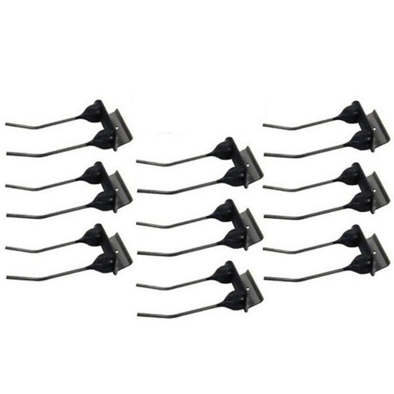 9 Pack of Double Wire Rubber Mounted Teeth Fits Massey Ferguson 1440 1445 1550