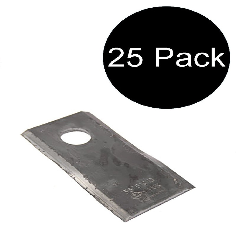 Disc Mower Blade - Right Hand 25 Pack Fits John Deere 260 240 Fits New Holland K