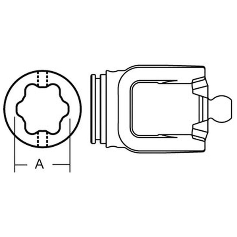 27960 New Square Baler Inboard Yoke Fits Ford/New Holland 2000