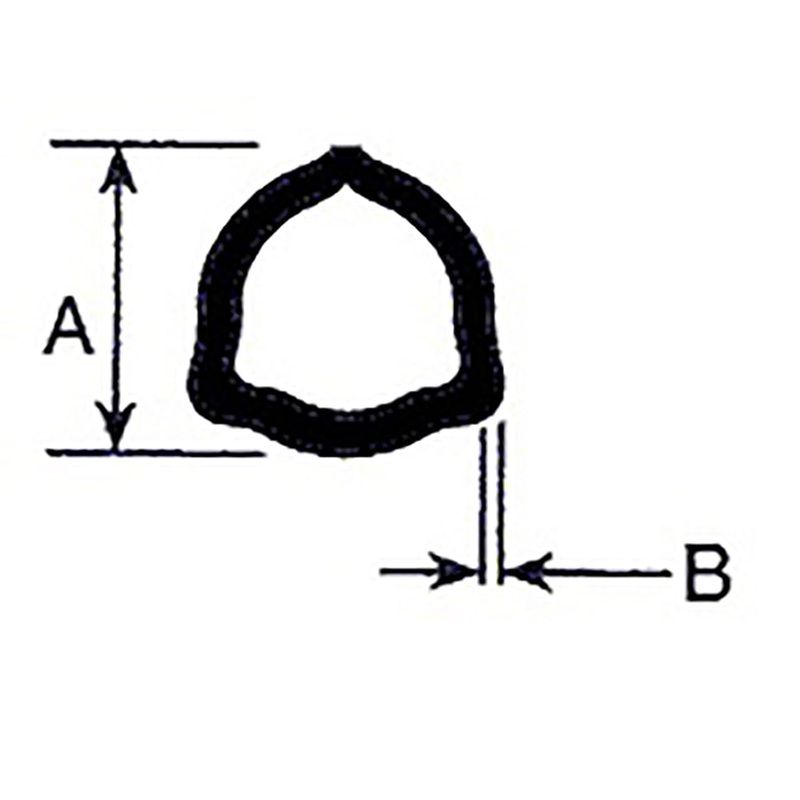 9842395 Triangular Inner Profile Tube Fits Ford New Holland Hay Tedder 157