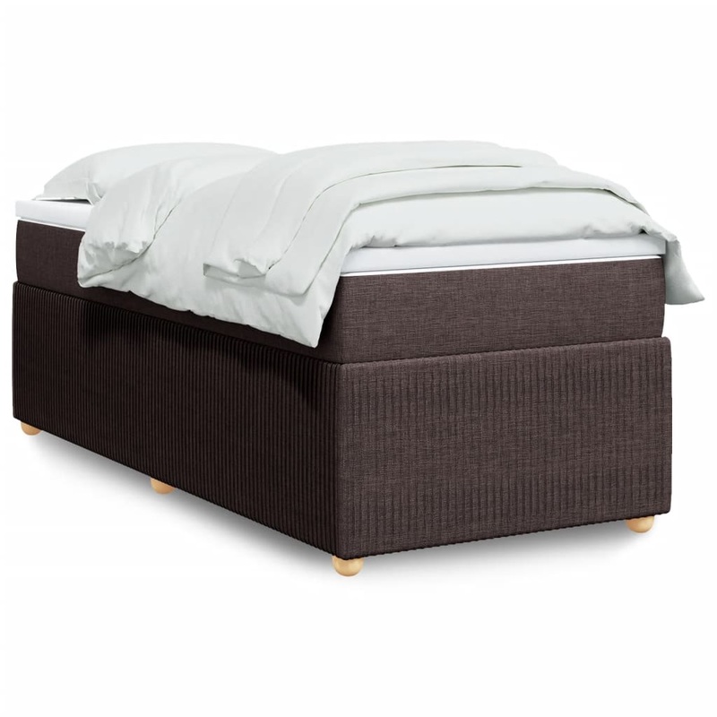 Sommier  lattes de lit avec matelas Marron fonc 100x200 cm