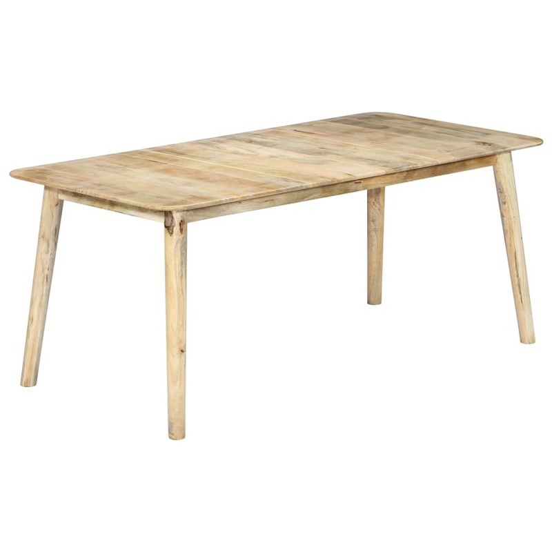 Table de salle  manger 180x90x76 cm Bois de manguier massif